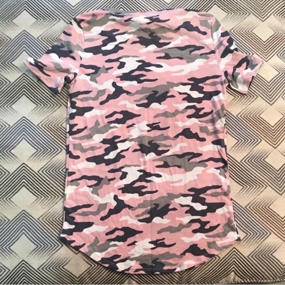 Pink VS Army Crew Neck Tee - Picture 2 of 3